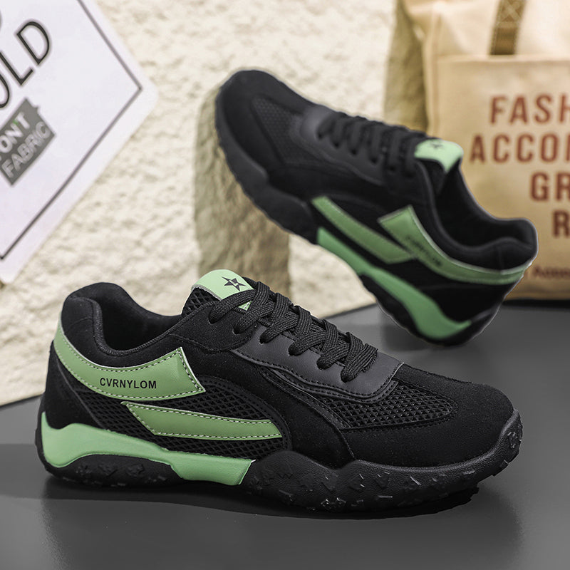 Men's Mesh Lace-Up Dad Sneakers