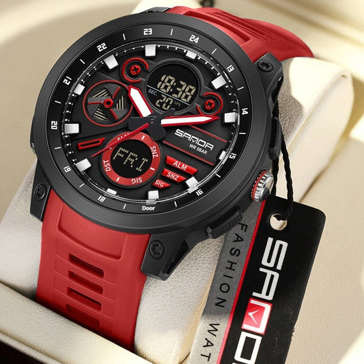 Digital Sports Watch with Alarm Reminder
