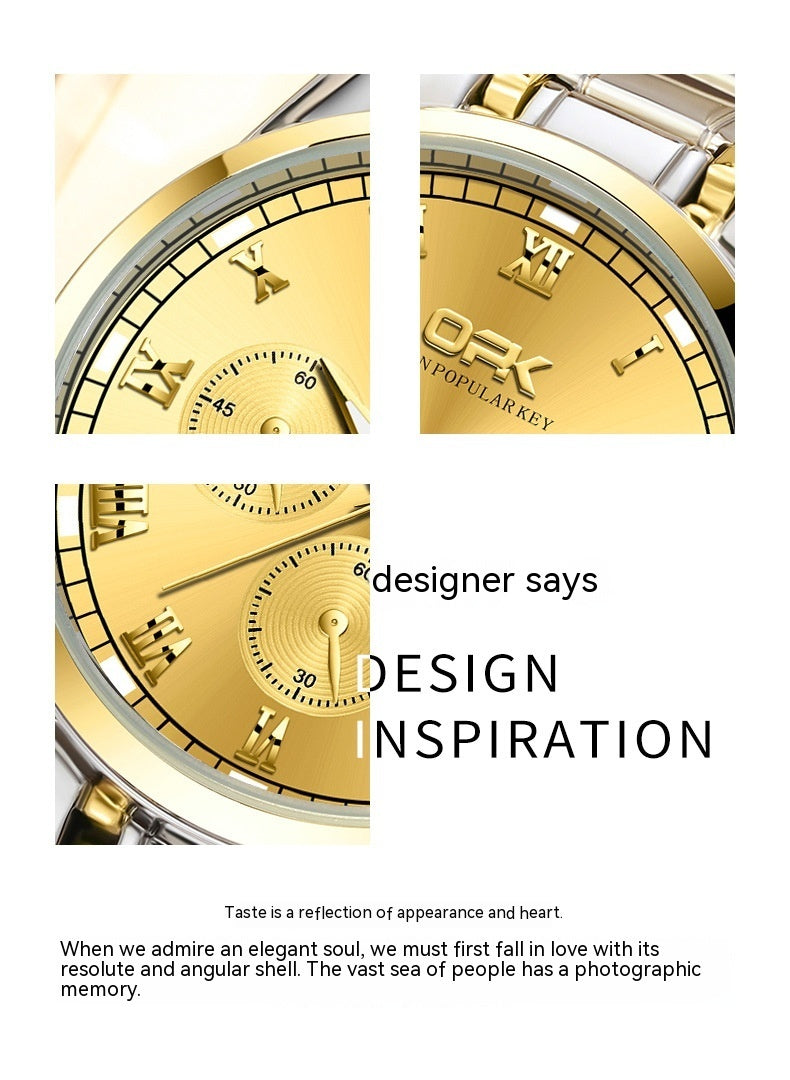 Men's Luminous Quartz Watch