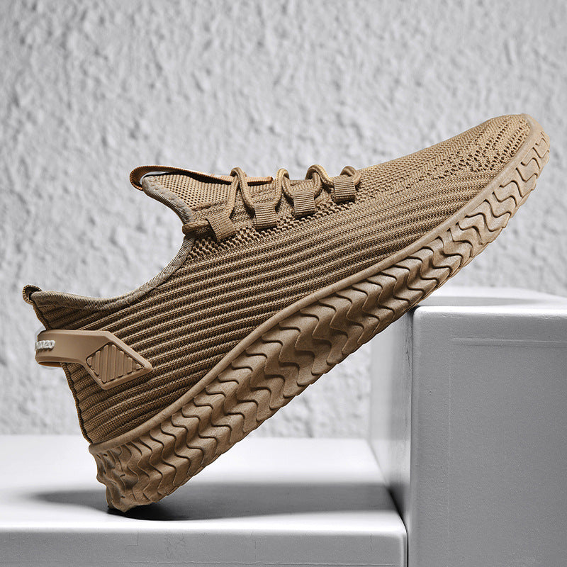 Men's Woven Lace-Up Sneakers — product view