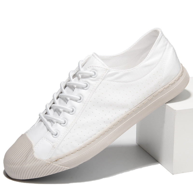 Men's Low-Top Canvas Slip-On Shoes
