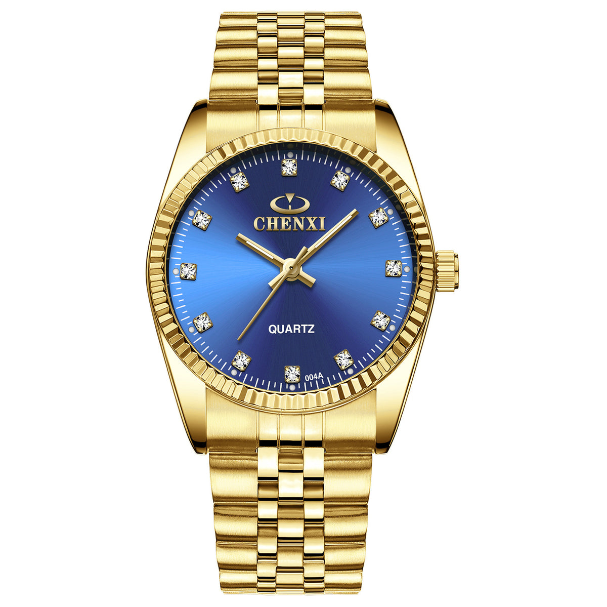 Gold-Tone Watch with Men's and Women's Options