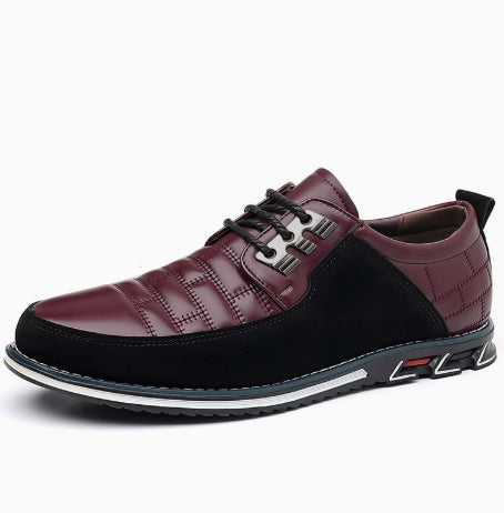 Men's Microfiber Lace-Up Shoes — product view