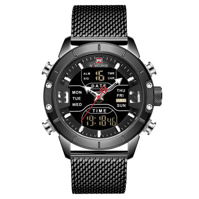 Quartz and Digital Dual-Display Watch