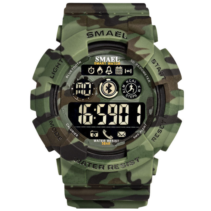 Multifunction Rubber-Strap Sports Watch