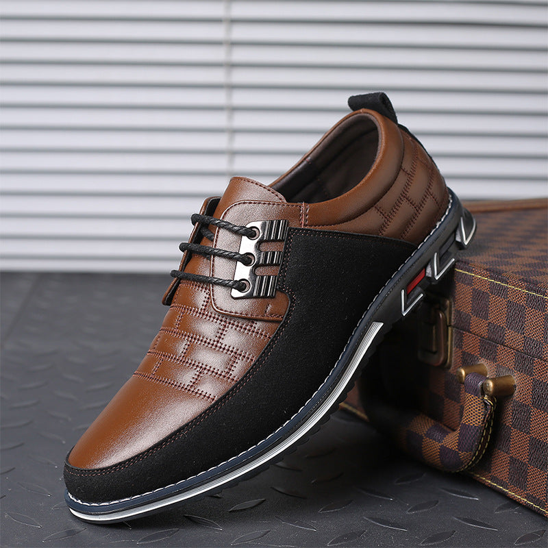 Men's Microfiber Lace-Up Shoes — product view