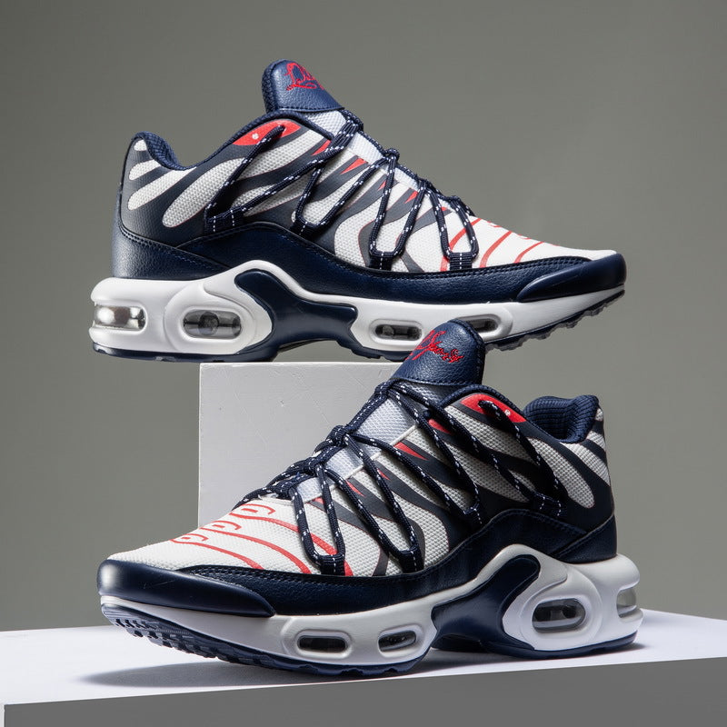 Men's Mesh-Panel Athletic Sneakers — product view