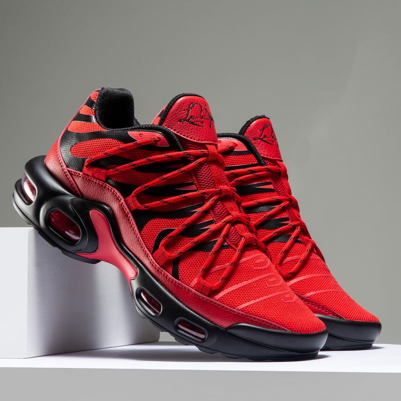 Men's Mesh-Panel Athletic Sneakers — product view