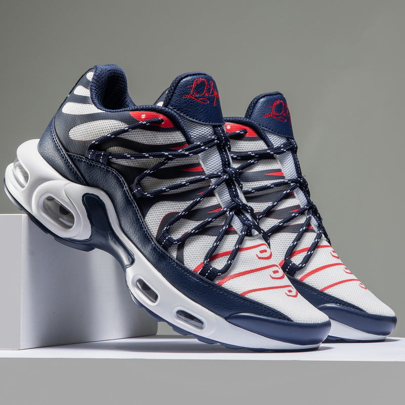 Men's Mesh-Panel Athletic Sneakers — product view