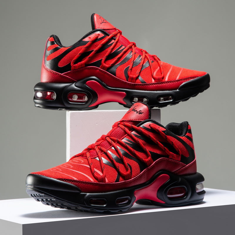 Men's Mesh-Panel Athletic Sneakers — product view