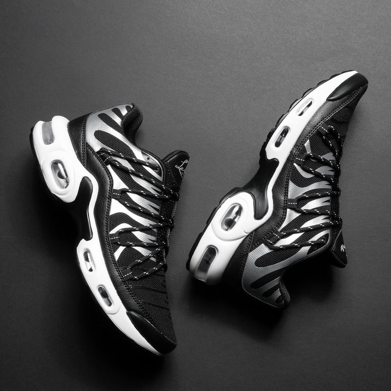Men's Mesh-Panel Athletic Sneakers — product view