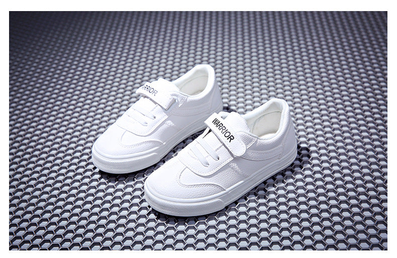 Children's White Casual Sports Shoes