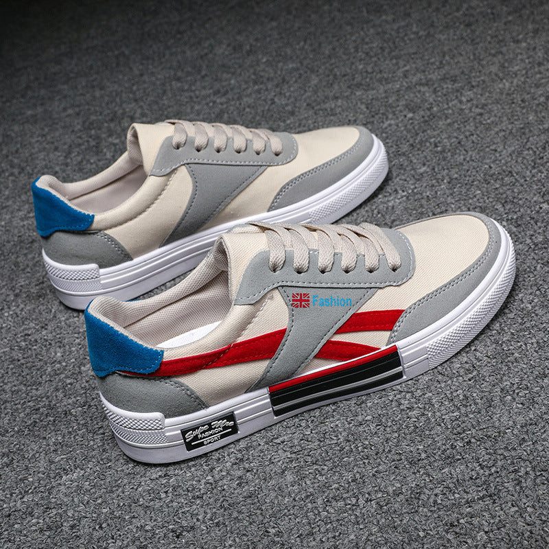 Men's Lace-Up Canvas Sneakers — product view