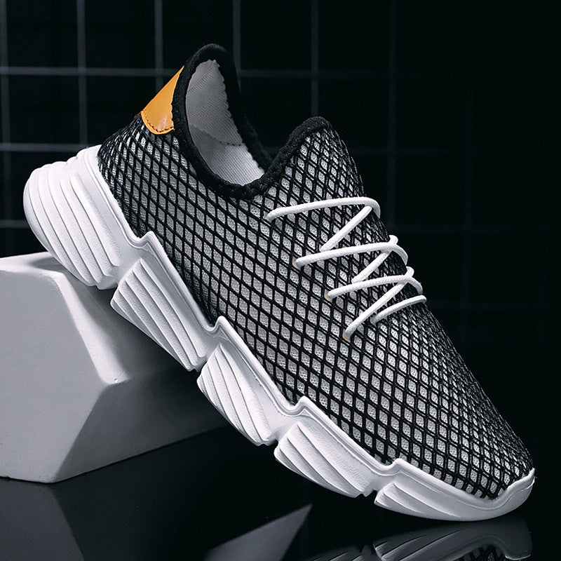 Low-Cut Mesh Casual Sneakers