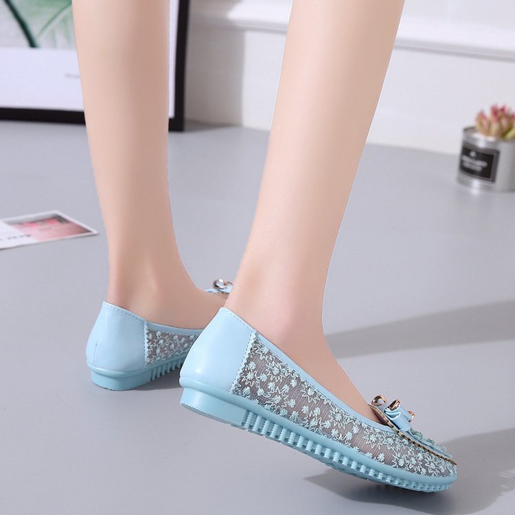 Women's Bow-Detail Mesh Flats