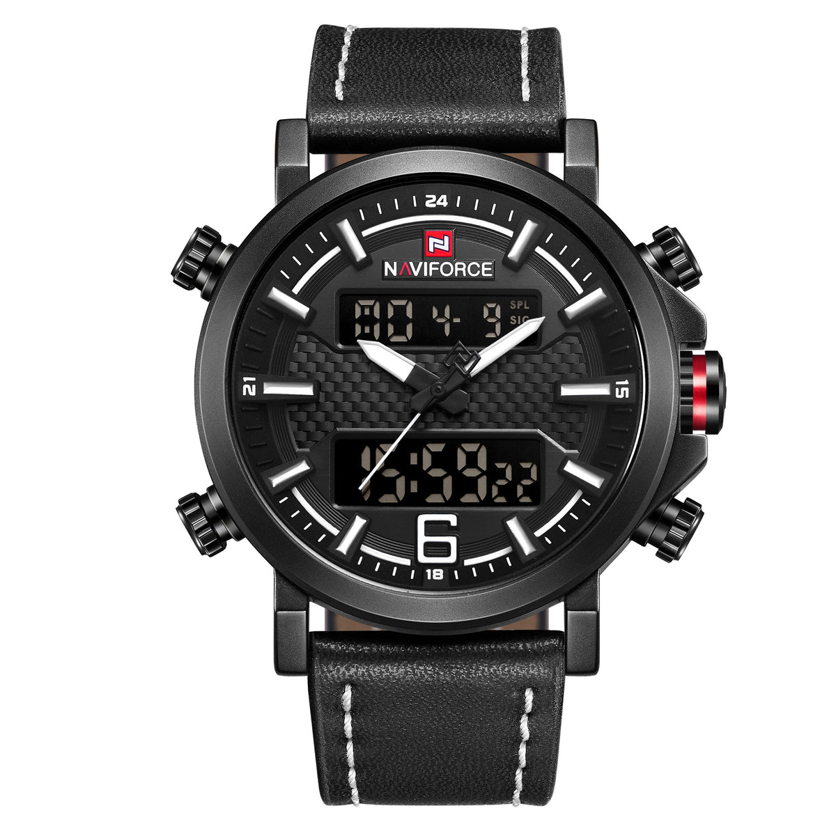 Men's Dual-Display Sports Watch