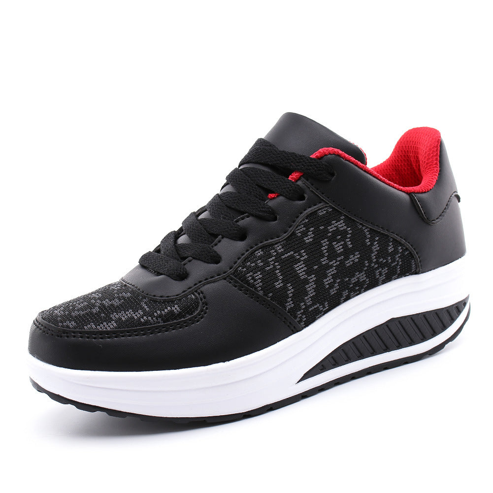 Women's Woven Platform Sneakers — product view