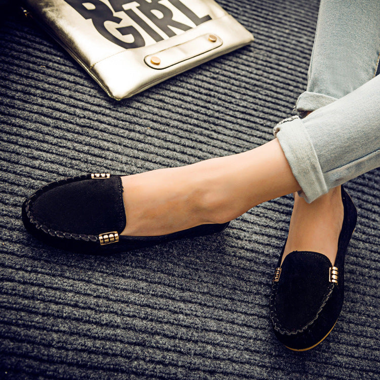 Women's Flat Slip-On Pumps — product view