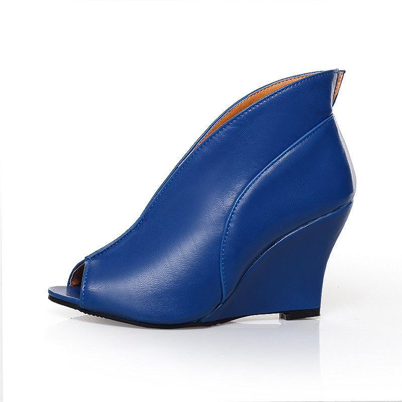 Women's Retro Wedge-Heel Shoes