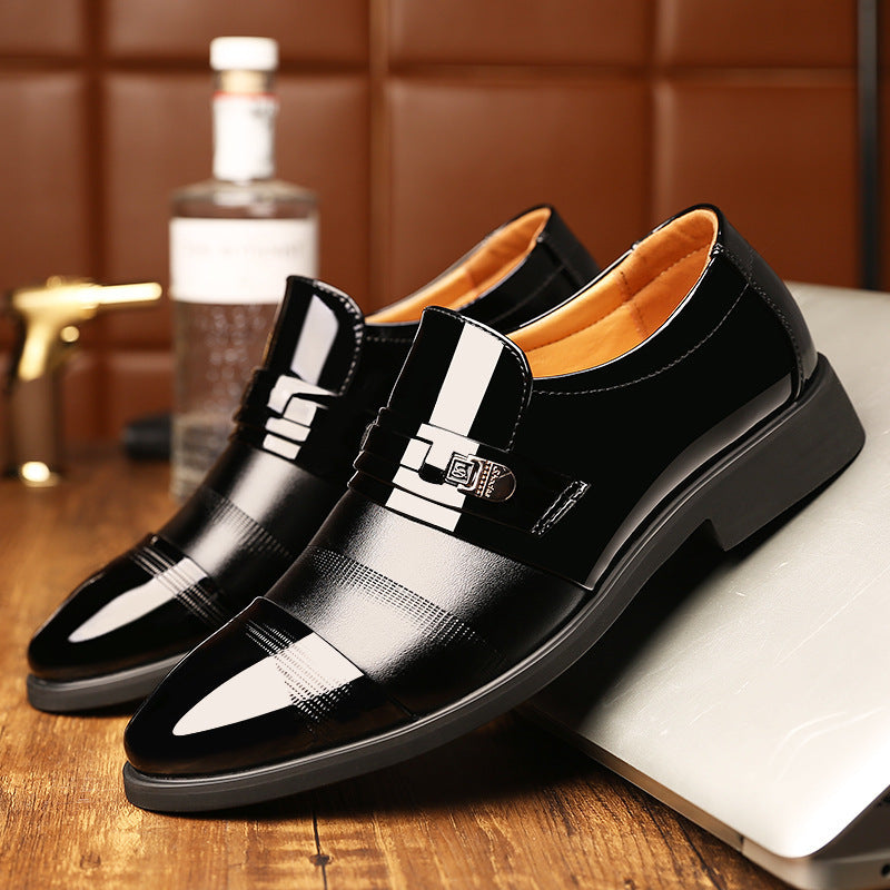 Men's Microfiber Dress Shoes in Extended Sizes — product view
