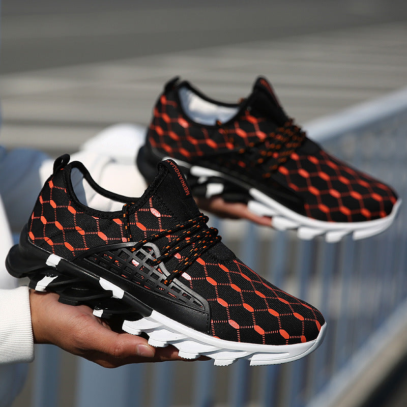 Men's Sculpted-Sole Athletic Sneakers — product view