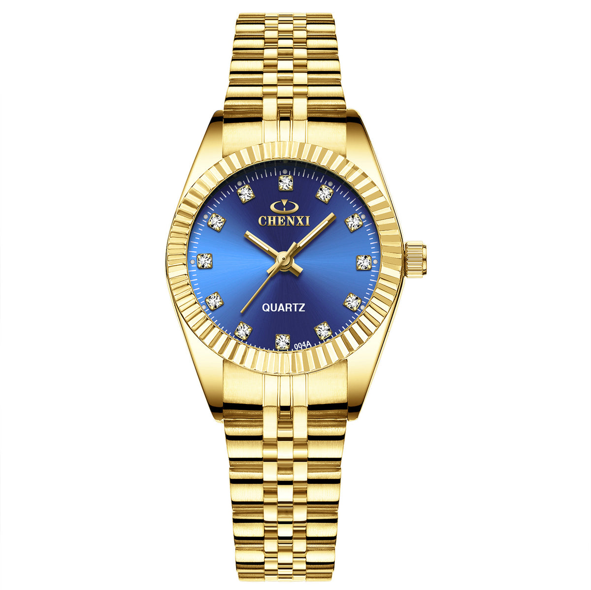 Gold-Tone Watch with Men's and Women's Options