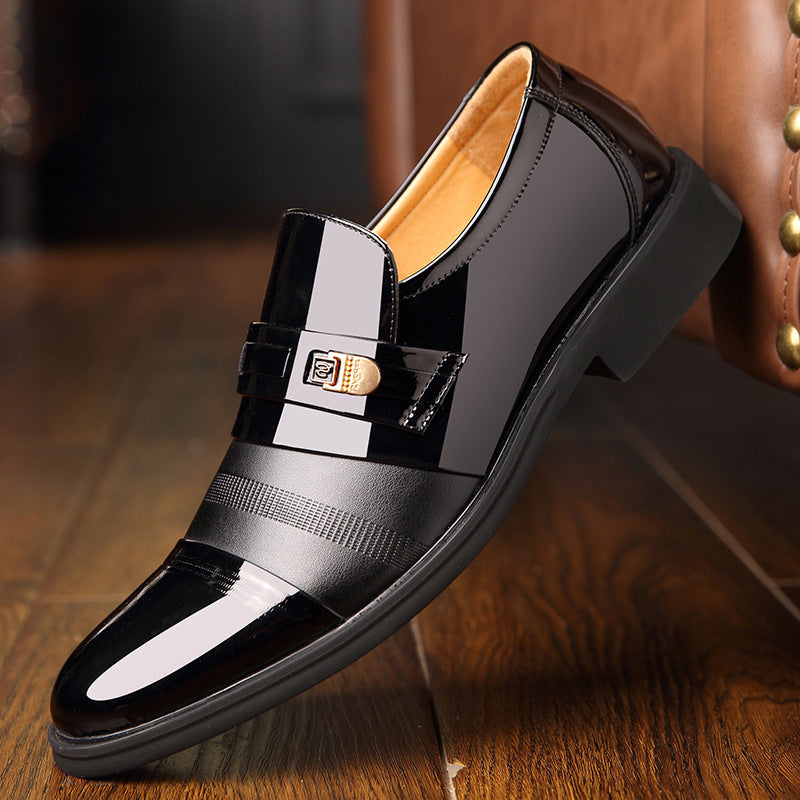 Men's Microfiber Dress Shoes in Extended Sizes — product view