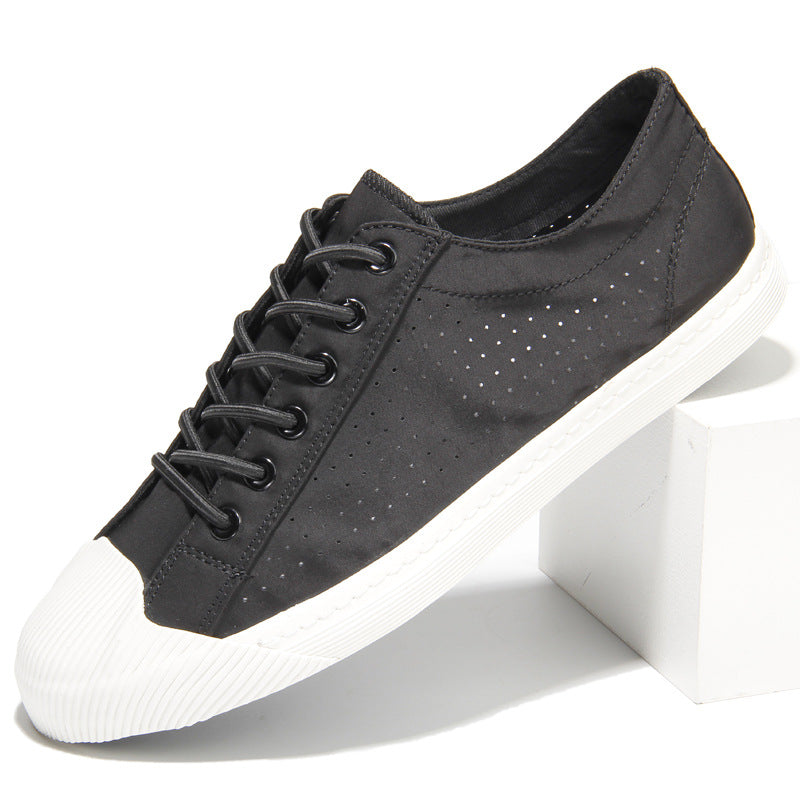 Men's Low-Top Canvas Slip-On Shoes