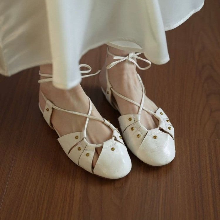 Women's Cutout Flat Summer Sandals