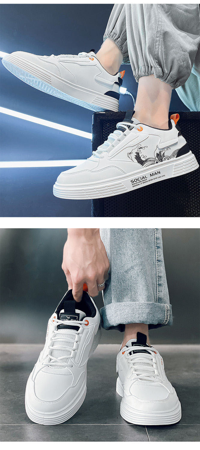 Men's Flat Casual Skate-Style Shoes
