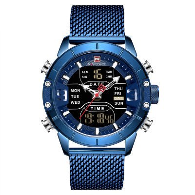 Quartz and Digital Dual-Display Watch