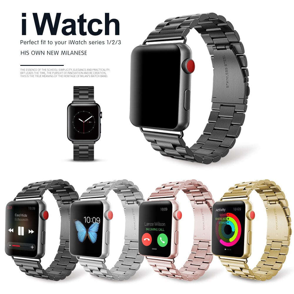 Stainless Steel Watch Strap and Accessory Options