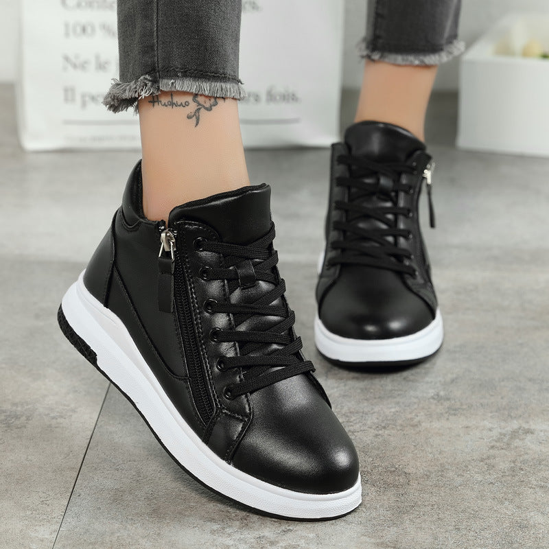 Black Casual Skate-Style Shoes