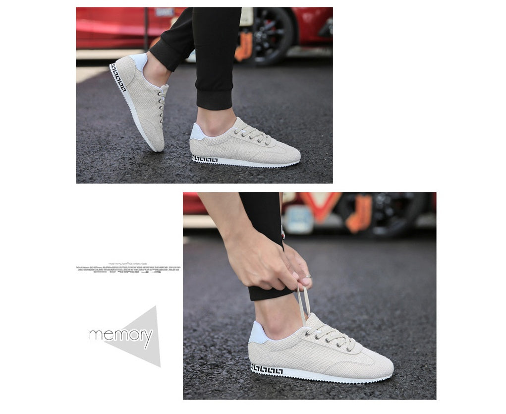 Men's Linen-Style Casual Shoes
