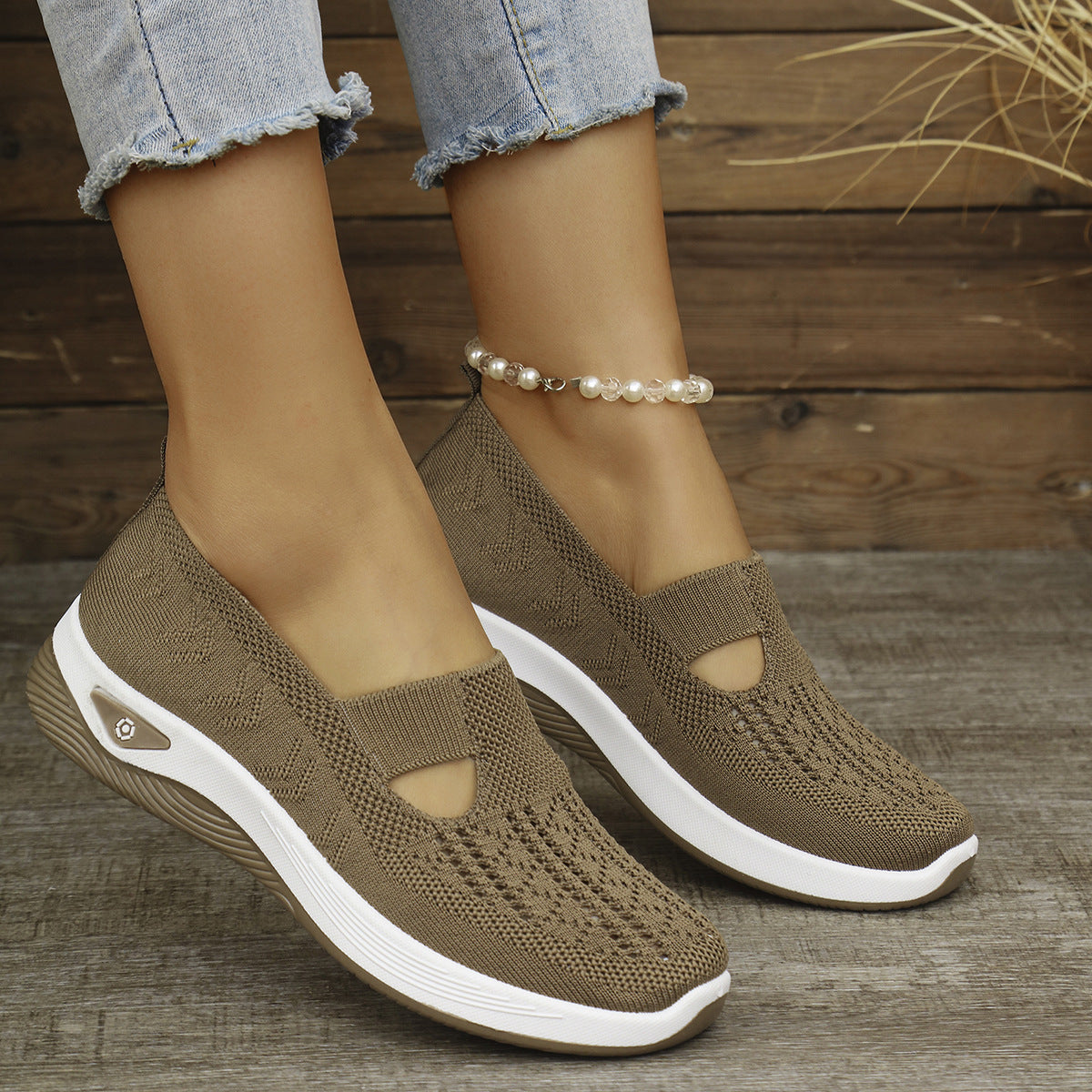 Unisex Lightweight Knit Athletic Sneakers