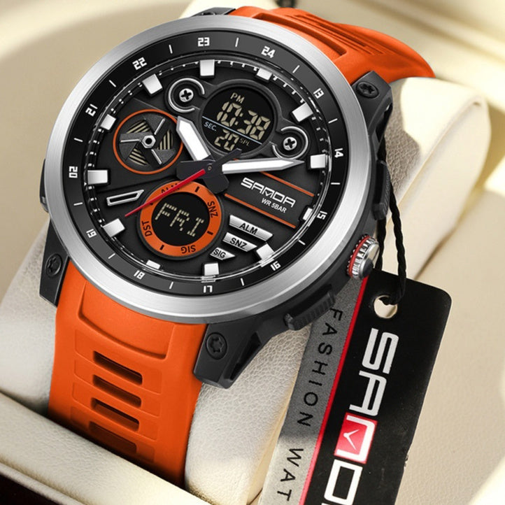 Digital Sports Watch with Alarm Reminder
