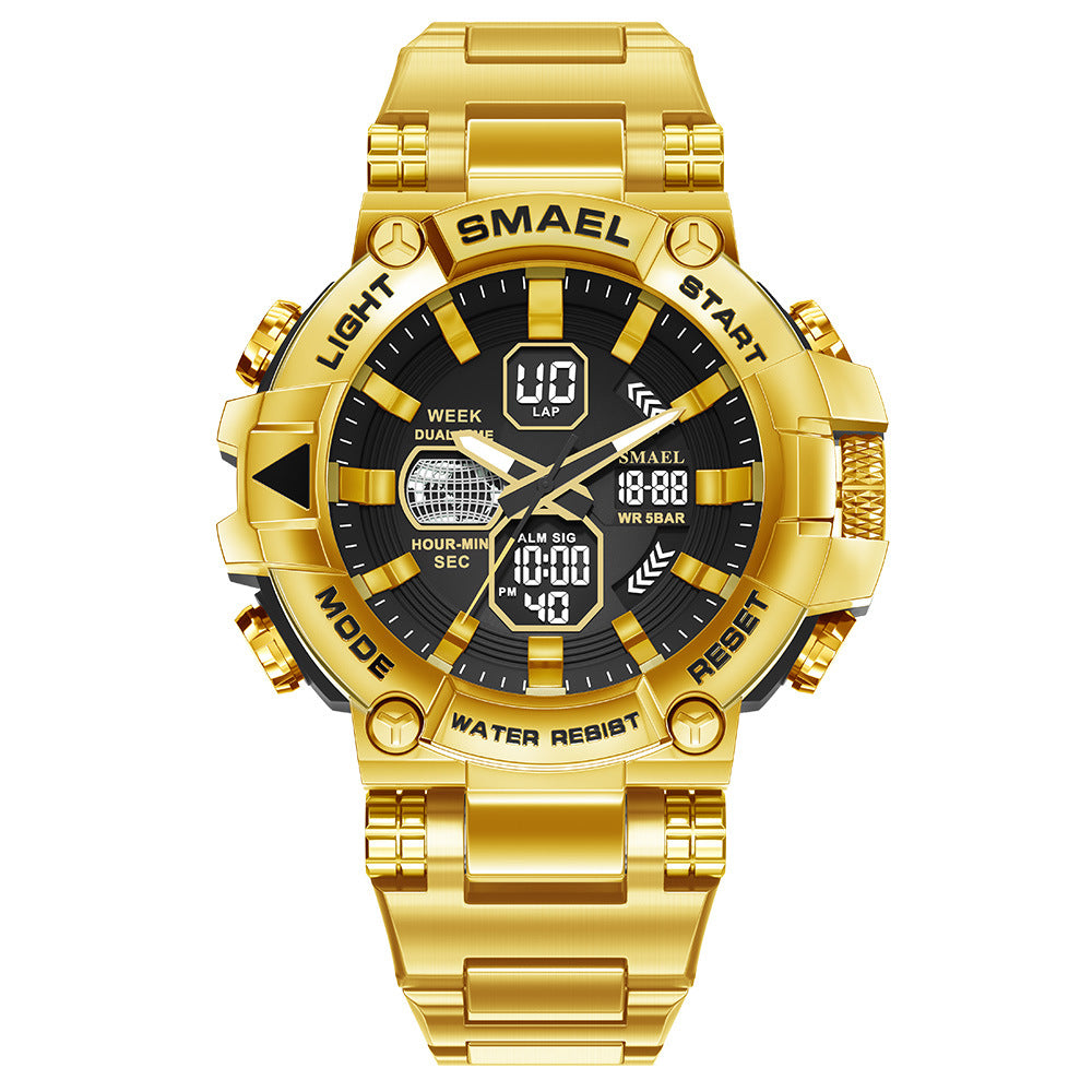 Men's Luminous Dual-Display Watch