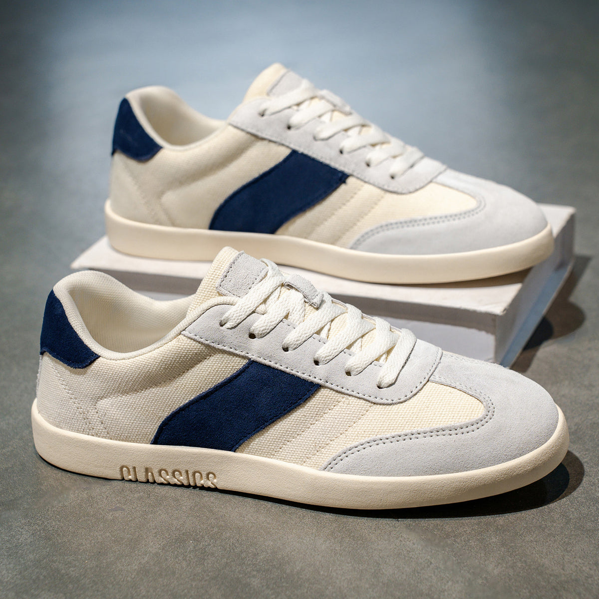 Men's Colour-Block Casual Sneakers — product view