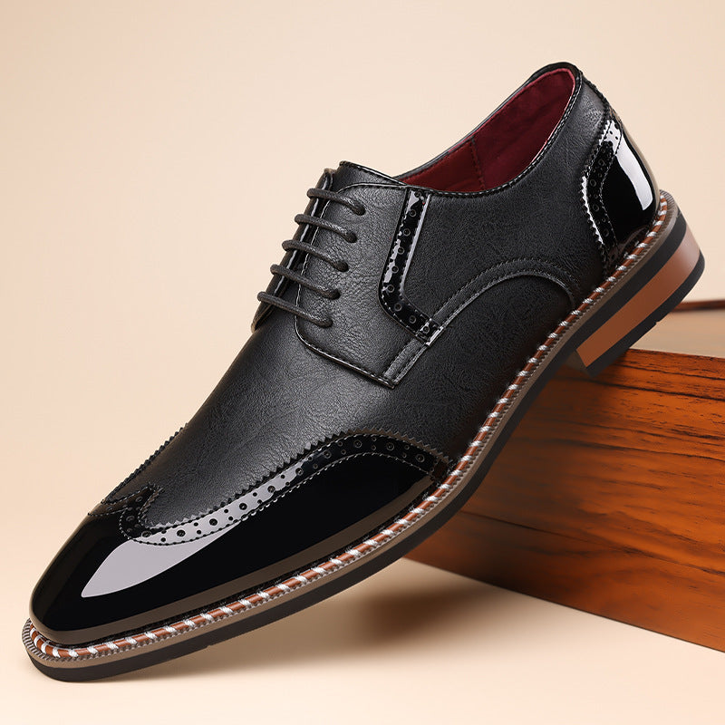 Men's Pointed-Toe Casual Dress Shoes