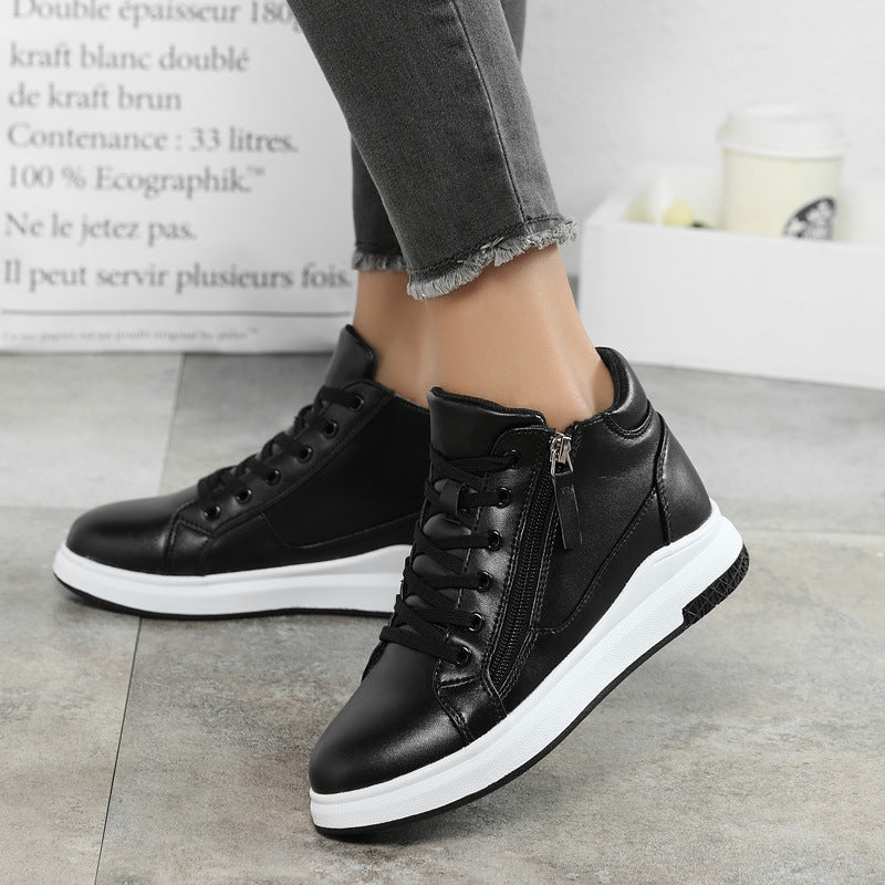 Black Casual Skate-Style Shoes