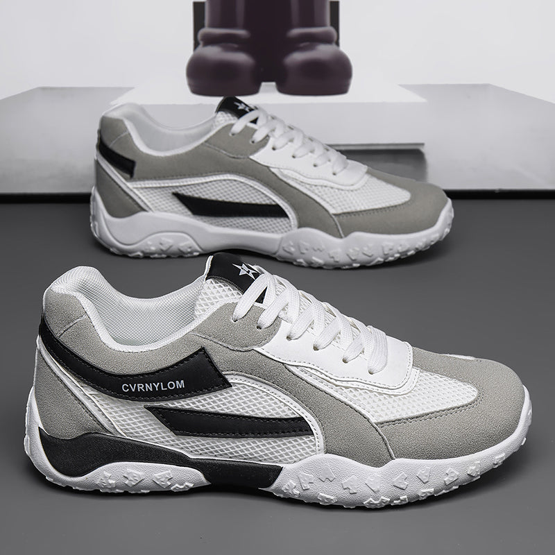 Men's Mesh Lace-Up Dad Sneakers