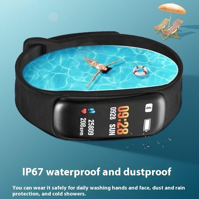 Colour-Screen Bluetooth Step-Tracking Watch
