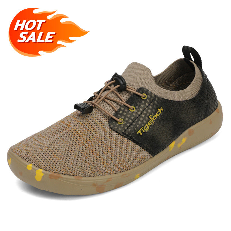 Unisex Wide-Toe Mesh Slip-On Shoes