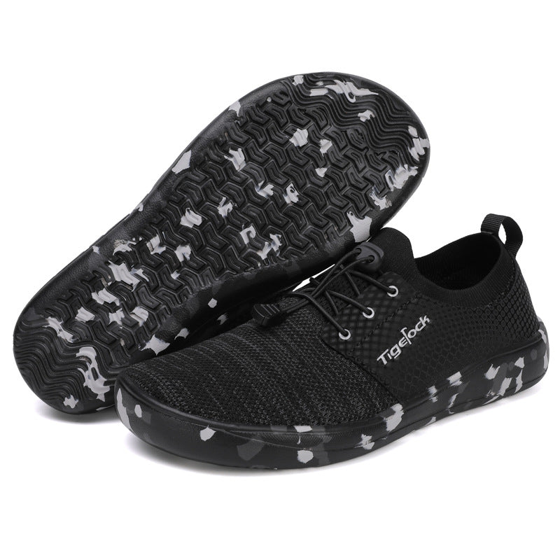 Unisex Wide-Toe Mesh Slip-On Shoes