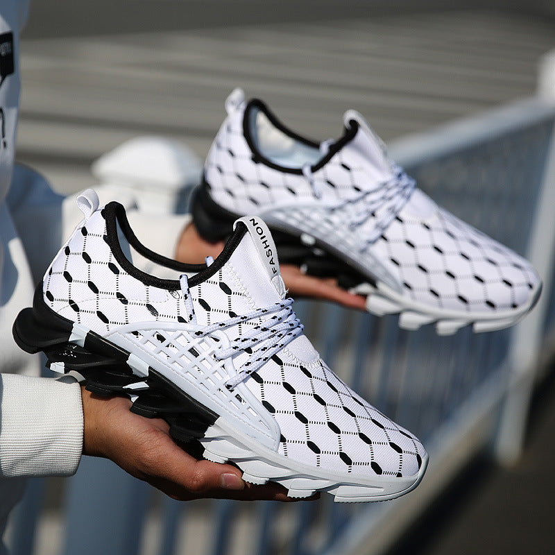 Men's Sculpted-Sole Athletic Sneakers — product view