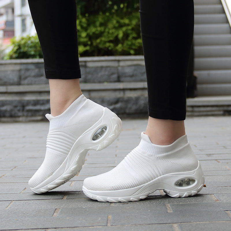 Women's Fly-Knit Slip-On Sneakers