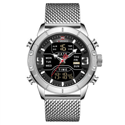 Quartz and Digital Dual-Display Watch