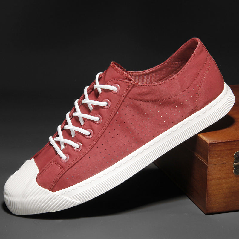 Men's Low-Top Canvas Slip-On Shoes