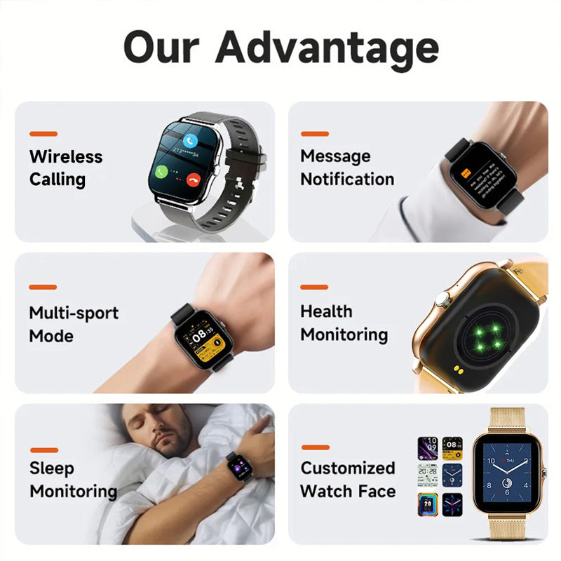 Full-Touch Bluetooth Calling Smartwatch