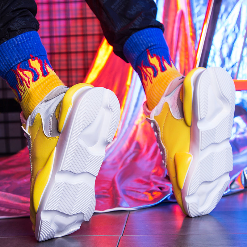 Unisex Woven Chunky Sneakers